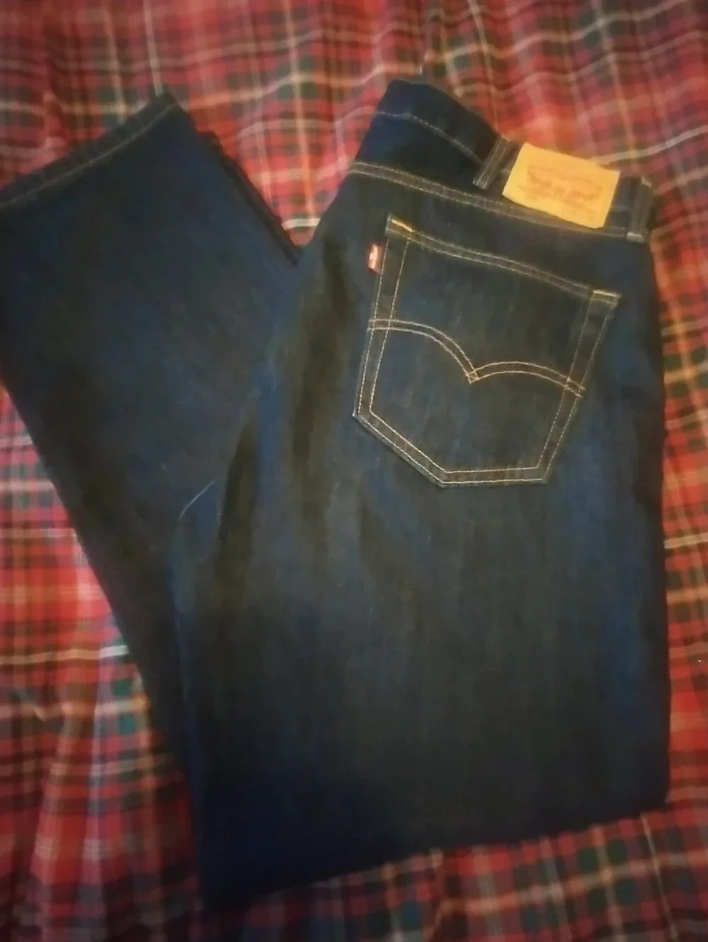 LEVI'S 505 W38 L30 Dark Blue Jeans